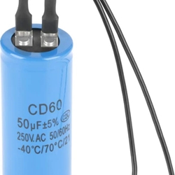 CD60 CAPACITOr WITH WIRE LEAD   50uf 250VAC