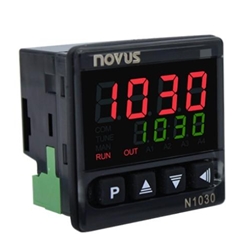 8103080100 Novus N1030T-RR 24V Timer/Temp. controller, 2 relays out, 1/16 DIN