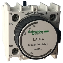Schneider Telemecanique LADT4 Time Delay Block 10-180s