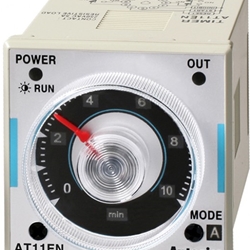 AT8N-2 Autonics Power supply 24VAC~, 24VDC,Output Operation: POWER ON DELAY,  FLICKER, INTERVAL,  Time operation POWER ON START