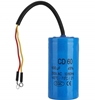 CD60 capacitor with Wire lead 600uf 250VAC