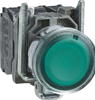 Schneider Electric XB4-BW33M5 Push Button Green Light 220VAC, 1NC, 1NO With Light