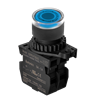 S2PR-P3BAD Autonics Illuminated Push Button (Non-Flush), ø22/25, Blue, Normal Open, LED 12-30VDC/AC