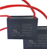 CBB61 2uF 250VAC 2Wire Capacitor for  Ceiling Fan Capacitor