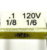 KB/KBIC DC Motor Control Plug-In Horsepower Resistor # 9838, .1 Ohms.