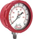 Series CC 4" Color Coded Pressure Gage Red Housing