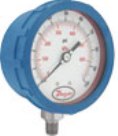 Series CC 4" Color Coded Pressure Gage Blue Housing