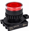 Autonics S2PR-P3R Red Illuminated Push Button Control Switch Unit, LED Block Required