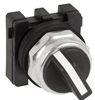 WEG CSW30-CK3F45  Maintained Selector Switch, 30 mm, 3-Position, White Knob, 45°