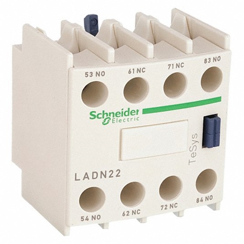 LADN22 Auxiliary Contact Block For AC Contactor - Electrical Relay ...