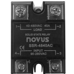 8824021040 NOVUS SSR-4840AC 40A / 480 Vac (90 to 280 Vac control signal)