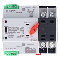SP-32A2P, TRANSFER SWITCH 2P 32A ATS, ( AC 220VAC ), with AUX  2P 32A ATS, ( AC 220VAC ), with AUX