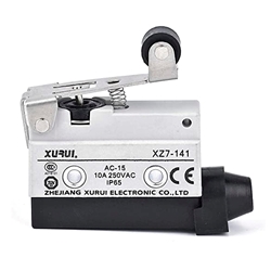 XURUI LIMIT SWITCH XZ7-141 NO+NC Micro Limit Switch SPDT Contact Short Roller Lever Type 10A125