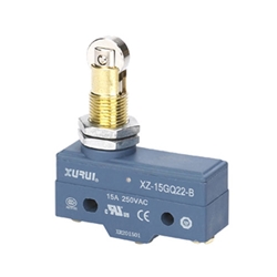 XURUI LIMIT SWITCH  XZ-15GQ22-B  15A-250VAC NO+NC Micro Switch SPDT Panel Mount Roller Plunger Lever Type
