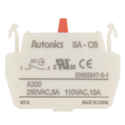 SA-CB Autonics  Contact Block, Normal Close, 110VAC/10A, 220VAC/5A