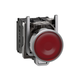 Schneider Electric XB4BW34G5 Illuminate Push Button Red 240VAC