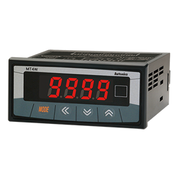 MT4W-AA-4N Autonics Meter, AC Amps, LED, W96xH48mm, 4-Digit, 0-5A Input, Indication Only, 100-240 VAC
