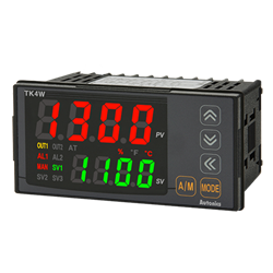 TK4W-14CN Autonics Temp Control, DIN W96XH48mm, 1 Alarm, Current or SSR Drive Output, 100-240VAC