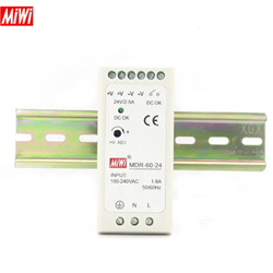 MDR-60-24 MIWI 2.5A 60W 24V Din Rail Switching Power Supply