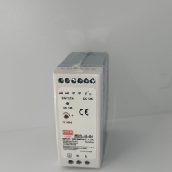 EDISA CORP MDR-40-12 DIN Rail Power Supply, 12V 3.3A 40W, Input 100-240VAC