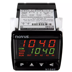 8104211400 N1040-PRAR USB Temperature controller, 2 relays, pulse, analog out 48x48mm (1/16 DIN)