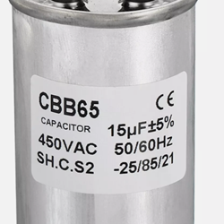 Motor Run Capacitor CBB65 15UF 450VAC