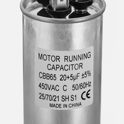 Motor Run Capacitor CBB65 20UF 450VAC