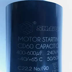 Motor Starting Capacitor 400-600uf 240VAC