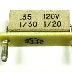 KB/KBIC DC Motor Control Plug-In Horsepower Resistor # 9835, .35 Ohms.