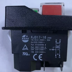 KJD17-16   Electromagnetic switch 220/240VAC 16 (12)Amp. 5 Pin