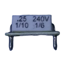 KB/KBIC DC Motor Control Plug-In Horsepower Resistor # 9836, .25 Ohms.