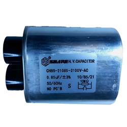 MicroWave Capacitor CH85-21085 0.85MF 2100 VAC 50/60Hz Oval Internal Discharge Resistors