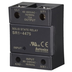 Autonics SR1-4475-N Single-Phase Solid State Relay, Panel Mount SSR