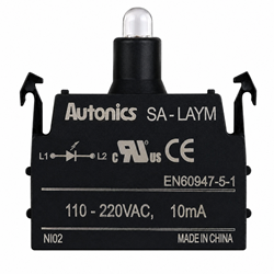 Autonics SA-LAYM 110-220VAC LED Lamp Block for S2/S3 Control Switches