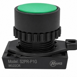 Autonics S2PR-P1G Green Non-Illuminated Push Button Control Switch Unit