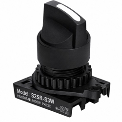 Autonics S2SR-S3W White Round Selector Switch Unit