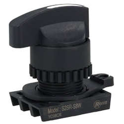 Autonics S2SR-S8W White Round Selector Switch Unit