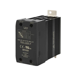 Autonics SRH1-A220-N Solid State Relay with Integrated Heat Sink, Single-Phase Analog-Input, 20 A, 100–240 VAC