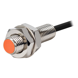 Autonics PRT08-1.5DC Cylindrical Inductive Proximity Sensor, M8, Flush Mount, 1.5 mm Sensing Distance, 2-Wire DC, N